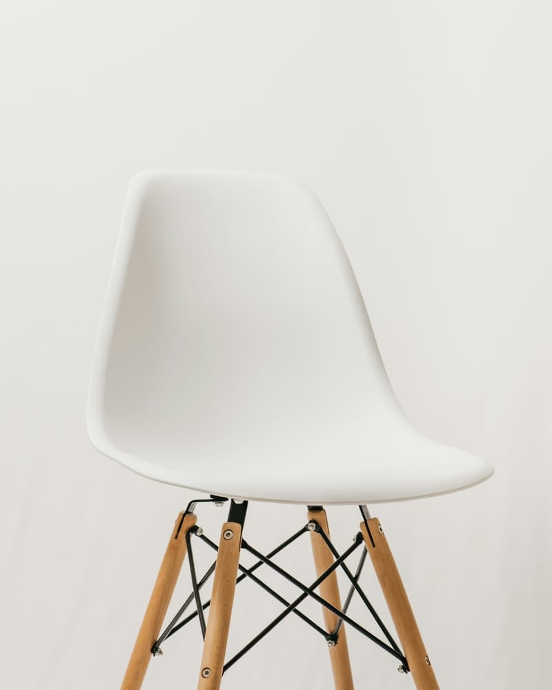 Chaise Vitra Eames DSW, blanche